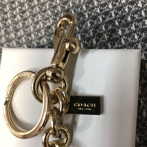 Coach Gold and Red Cherry Key Holder - Picture 3 of 7